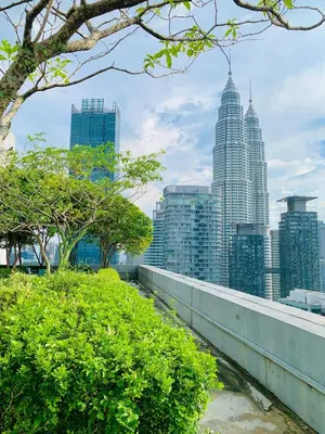 a view of a city skyline with tall buildings at The MEWS KLCC By Arman in Kuala Lumpur
