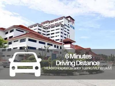 a rendering of a building with a car in front at Seeds Hotel Cheras Permaisuri in Kuala Lumpur