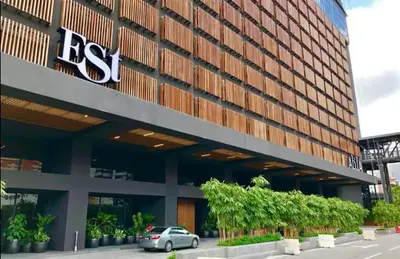 a car parked in front of a building at The Establishment Bangsar #2216 by Ouki in Kuala Lumpur