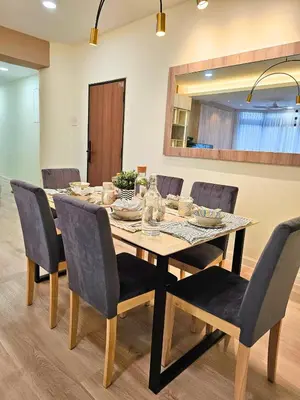a dining room with a table and chairs at Fahrenheit 88 - Bukit Bintang in Kuala Lumpur