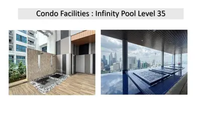 a collage of two pictures of a building at The Colony Infinitum By Couple Stay in Kuala Lumpur