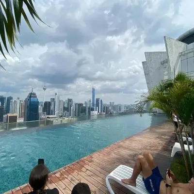 Infinity Sky pool hostel best