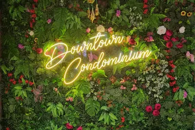 a sign that reads columbinian colombiaardenalling at Downtown Condo KL City - 18 pax in Kuala Lumpur