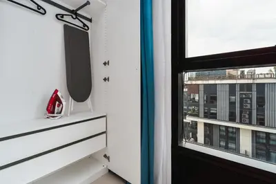 a window with a view of a city at Arcoris Soho 163 Mall Luxury 2Bedroom With City View in Kuala Lumpur