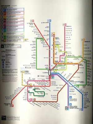 a map of the london underground map at Velocity mall & Mytown ikea with Stunning KLCC view in Kuala Lumpur