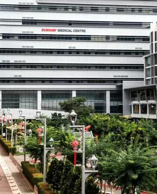 a building with a sign on the side of it at Studio Sunway Velocity 2 Link Bridge to Mall in Kuala Lumpur