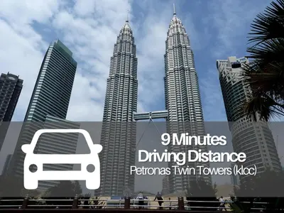 a picture of the petronas twin towers in malaysia at Seeds Hotel Premier Chow Kit Kuala Lumpur in Kuala Lumpur