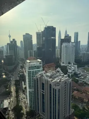 a view of a large city with tall buildings at Agile Milestone service suite TRX by KL in Kuala Lumpur