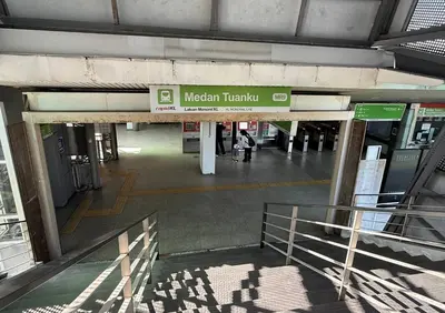 an airport terminal with a sign that reads nielsen terminal at Quill Residence- City View Condo by Azmila in Kuala Lumpur
