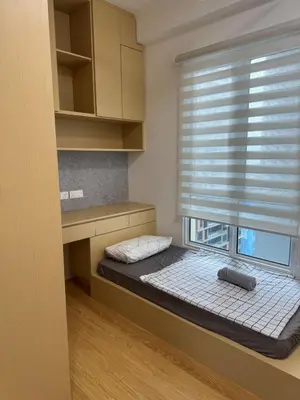 a room with a window with a bed in it at Mont kiara warmly 6 pax stay in Kuala Lumpur