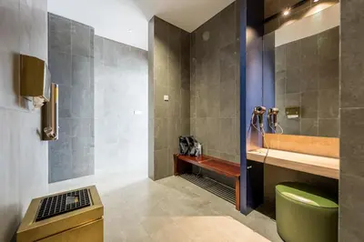 a bathroom with a sink and a toilet in it at #TRX KL #2BR #4Pax #2Gbps #Netflix #Hotel Feel in Kuala Lumpur