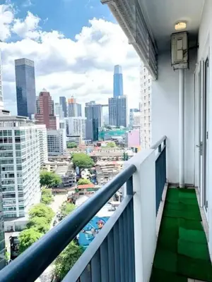 a balcony with a view of a city at Seri Bukit Ceylon Dreamy Destiny luxe Suites in Kuala Lumpur