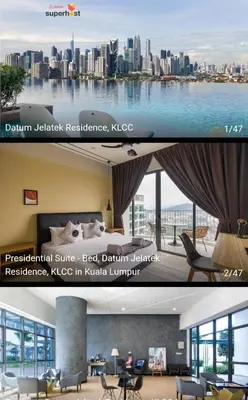 a banner for a hotel with a view of a city at #KLCC#LRT#Datum#Jelatek#Shopping #Internet 4G-5G in Kampong Datok Keramat