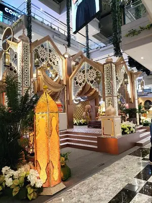 an exhibit of a store in a mall at Luxury Suites at Wyndham KLCC in Kuala Lumpur
