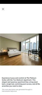 a bedroom with a bed and a large window at The Platinum At Klcc Of SmartWill Holding in Kuala Lumpur
