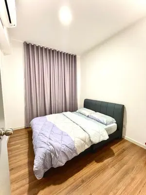 a bedroom with a bed in a room with a window at Kuala Lumpur, Sunway Velocity, M Vertica, 8-10Pax in Kuala Lumpur