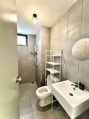a bathroom with a toilet and a sink at Kuala Lumpur, Sunway Velocity, M Vertica, 8-10Pax in Kuala Lumpur