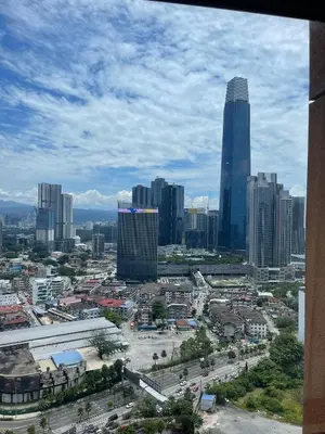 a view of a city with tall buildings at City view Apartment at Times square in Kuala Lumpur
