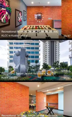 a collage of two pictures of a building at Datum Jelatek SKY Ring VIP Nice View in Kuala Lumpur