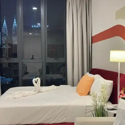Klcc view Luxe suite 295B at Majestic Residence