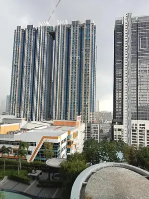 a view of a city with tall buildings at Trion Comfort & Luxury Near By Klcc in Kuala Lumpur