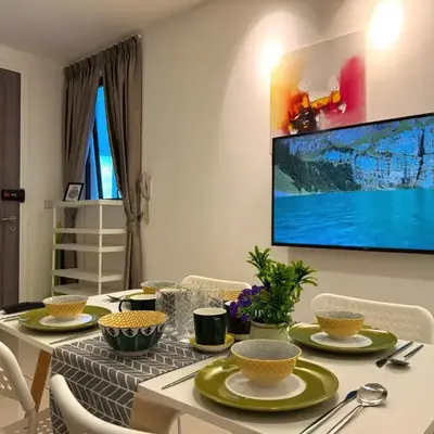4BR KLCC View MRT 2min Free Parking Big Unit