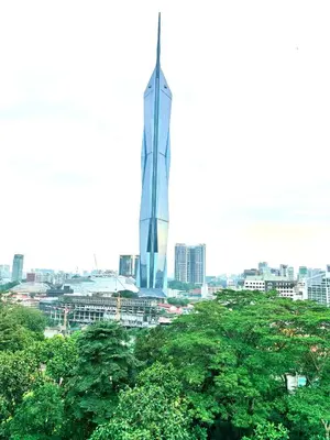 a view of the burj khalifa tallest building in the world at Suasana Suites by Lisa in Kuala Lumpur