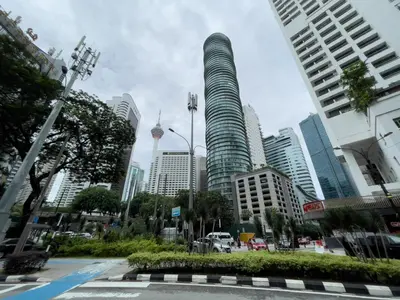 a view of a city with tall buildings at Vortex Suites KLCC By GuestHouse in Kuala Lumpur