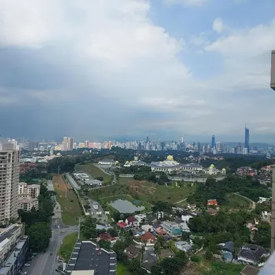 a view of a city with a city skyline at Damas Plaza-Hartamas in Kuala Lumpur
