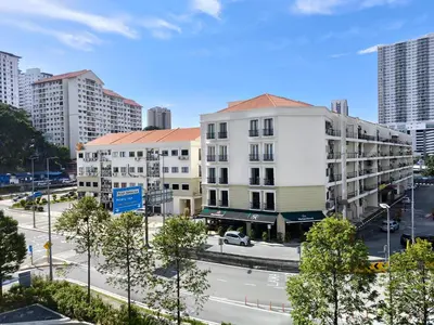 a view of a city with buildings and a street at 01 Kuala Lumpur KL Mid Valley The Garden 9Seputeh Vivo Soho 2PAX in Kuala Lumpur
