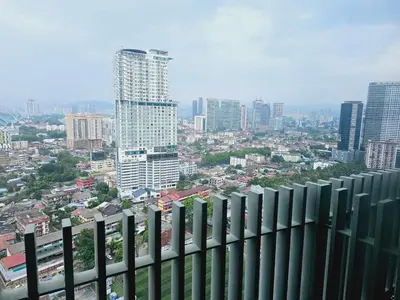 a view of a city from the top of a building at Colony Infinitum KualaLumpur by FR in Kuala Lumpur