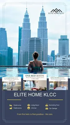 a flyer for a little home kico with a picture of a city at The Luxe Empire by Elite Home KLCC in Kuala Lumpur