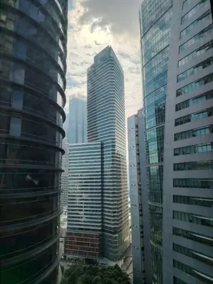 a group of tall buildings in a city at KLCC Luxe High speed wifi 2BR Residence in Kuala Lumpur