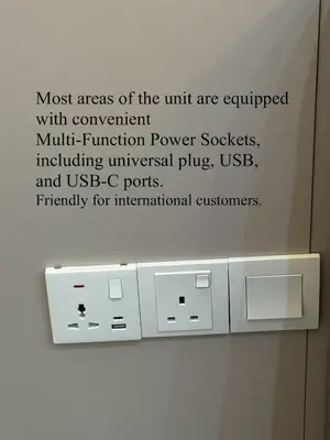 a sign on the wall of a bathroom at Parkview Serviced Apartment in Kuala Lumpur