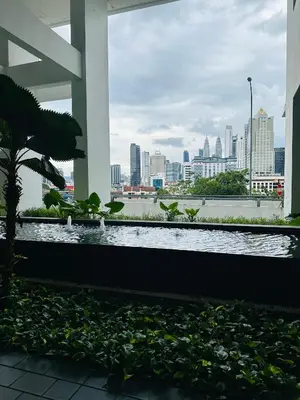 a view of a city skyline from a building at Regalia Apartments By FA 6 in Kuala Lumpur