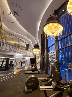 a gym with exercise equipment in a building at ARTE Mont Kiara Modern Sanctuary Jacuzzi in Kuala Lumpur