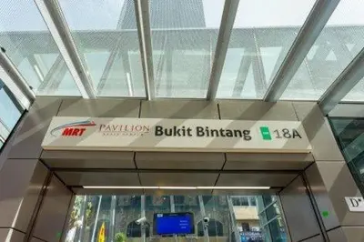 a building with a sign that says buffalo blinding at Fahrenheit88 Suites Bukit Bintang B 2R in Kuala Lumpur
