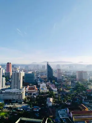 a cityscape of a city with tall buildings at Quill KLCC By Signature in Kuala Lumpur