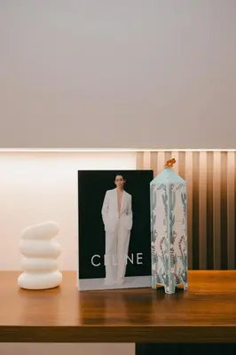 a shelf with a picture and a bottle of soap at Modern Cozy Home Kuala Lumpur, Agile Residence Bukit Bintang in Kuala Lumpur