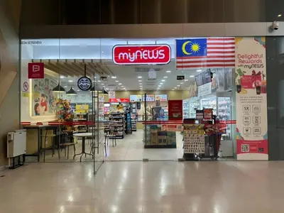 a grocery store with an antipolis sign in a store at Mercu Summer Suites By comfort Home Stay in Kuala Lumpur