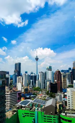 a view of auckland city with the space needle at Axon Residence Bukit Bintang Pavilion TRX by Fie in Kuala Lumpur