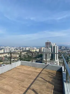a view of a city from the roof of a building at Neu Suites KLCC by HMM Home in Kuala Lumpur