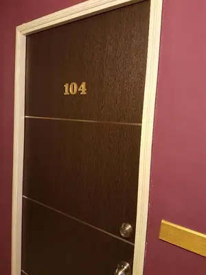 a door with the number on it at City Inn Hotel in Kuala Lumpur