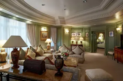 a large living room with a couch and a table at JW Marriott Kuala Lumpur in Kuala Lumpur