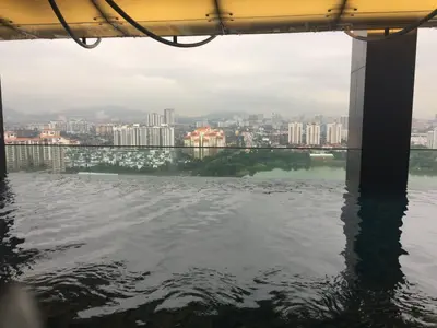 a view of a body of water with a city at Homely Apartment with Great Facilities and Free Parking in Kuala Lumpur