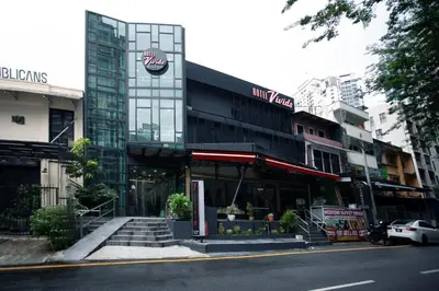 a building on the side of a city street at Vivids Hotel in Kuala Lumpur