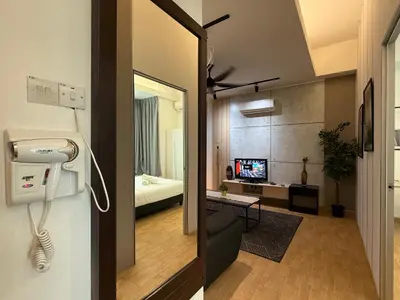 a room with a view of a room at Parkview Suite KLCC, Myhomey in Kuala Lumpur