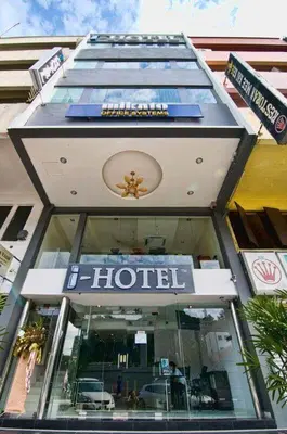 a hotel sign on the front of a building at i-Hotel Kuala Lumpur in Kuala Lumpur