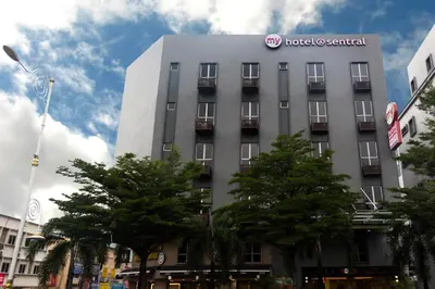 a building with a hotelential sign on the side of it at My Hotel @ Sentral in Kuala Lumpur