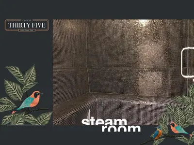a bathroom with a shower with a bird in it at KL Gateway Premium Residence - Easy LRT Access in Kuala Lumpur